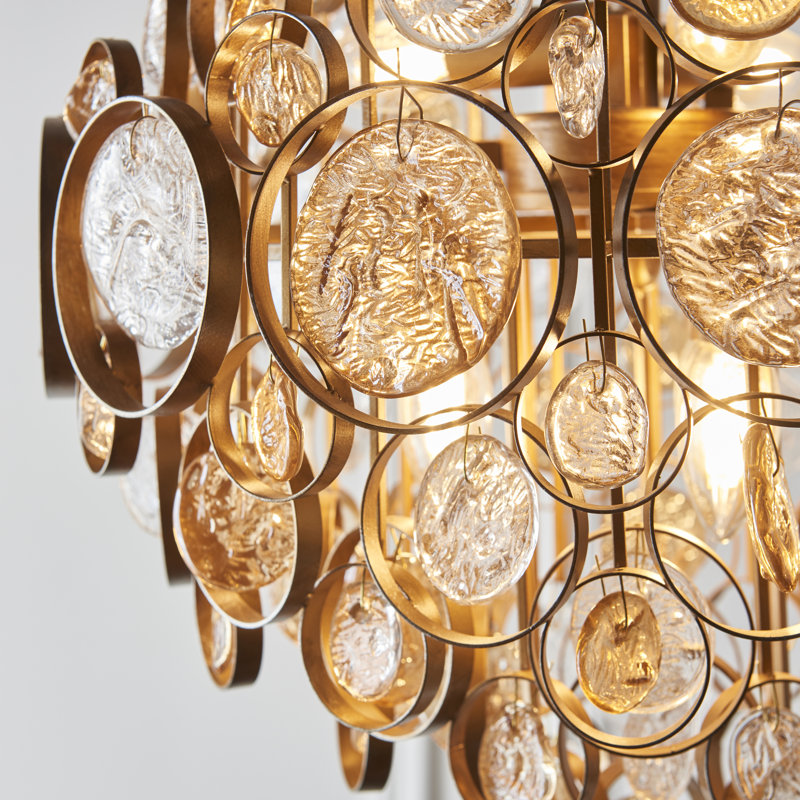 Indiana 1 -Light Crystal LED Chandelier