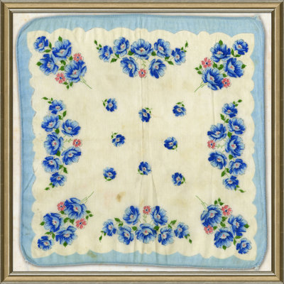 Vintage Silk Handkerchief " Vintage Silk Handkerchief II "