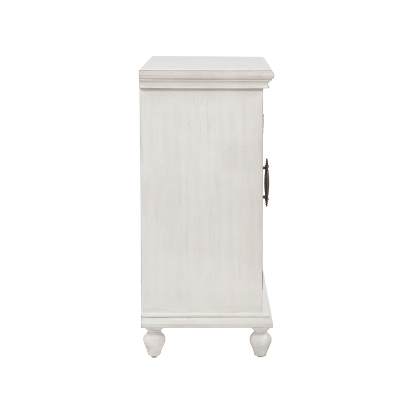 Kelcey 2 Door Cabinet Grey, Off White