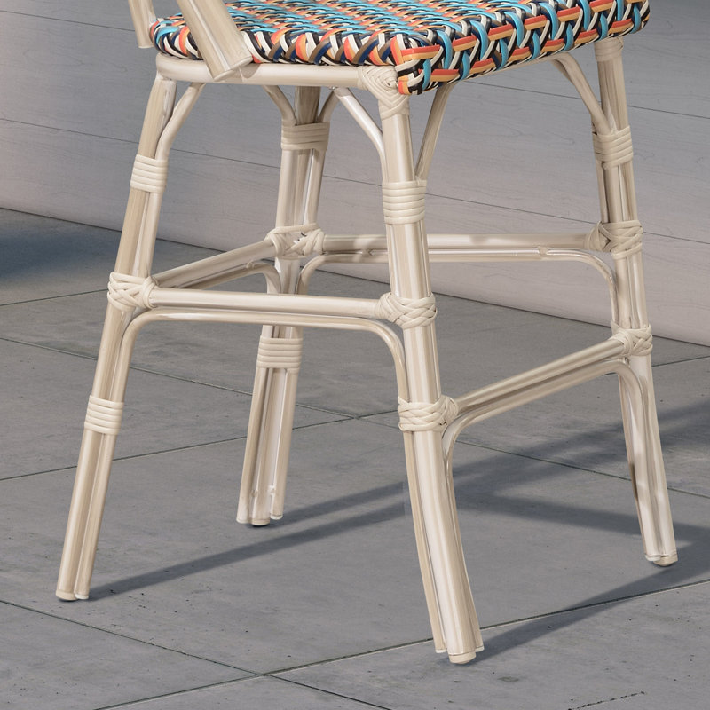 Tabouret de patio avec coussin 40,5 po Dannebrog