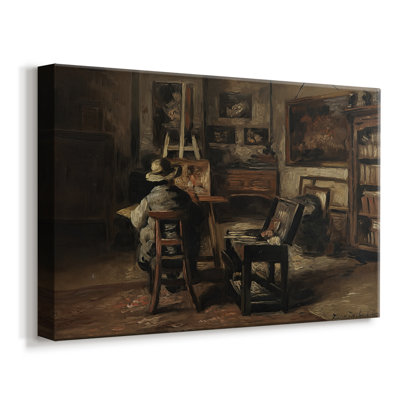 The Painter in His Studio-Henri De Braekeleer-Gallery Wrapped Canvas-c. late 19th Century