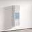 Balroop 15.75" Floating Bookcase with 16-Color LED Lighting, High Gloss Finish-1034179337