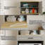 Armoire de rangement avec une tablette réglable et un faux tiroir pour la salle de lavage