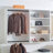 Devi White Wall Mounted Wood Closet System-1924130003