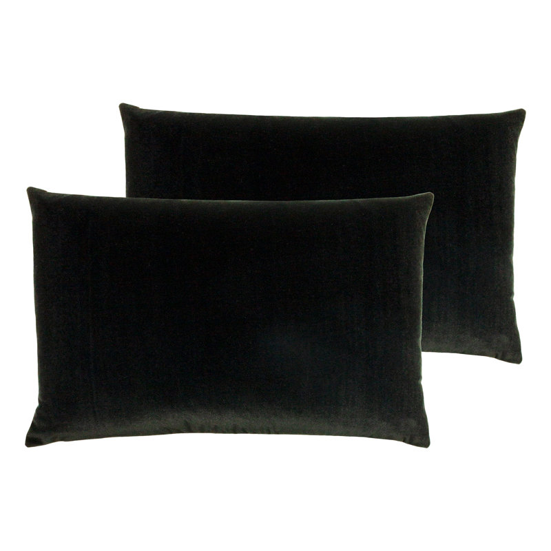Bouley Rectangular Scatter Cushion, Black, Polyester