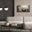 «Black and Gold Vase» par Epic Portfolio, art mural sur toile-1293399497