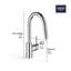 Single-Handle Pull Down Bar Faucet 1.75 GPM-415964205