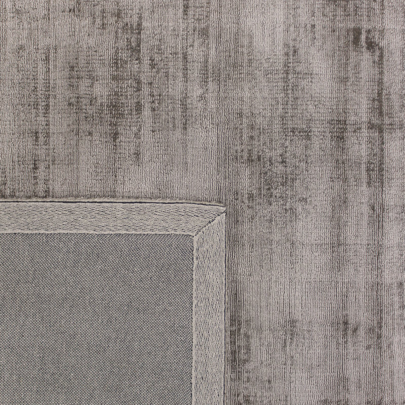 Silk Area Rug in Sand, Rectangle 6' x 9'