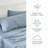 Linen Bamboo-Blend Breathable Luxury Bed Sheet Set-69986400-69986406