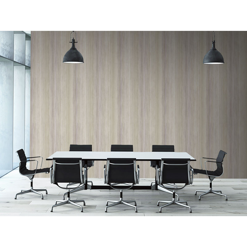 Rouleau de papier peint lisse L 33 pi x l 20,5 po Palatino, Beige/gris