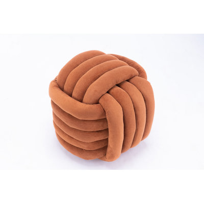 Modern Knot Design Ottoman Makeup Stool Footstool by Brayden Studio
