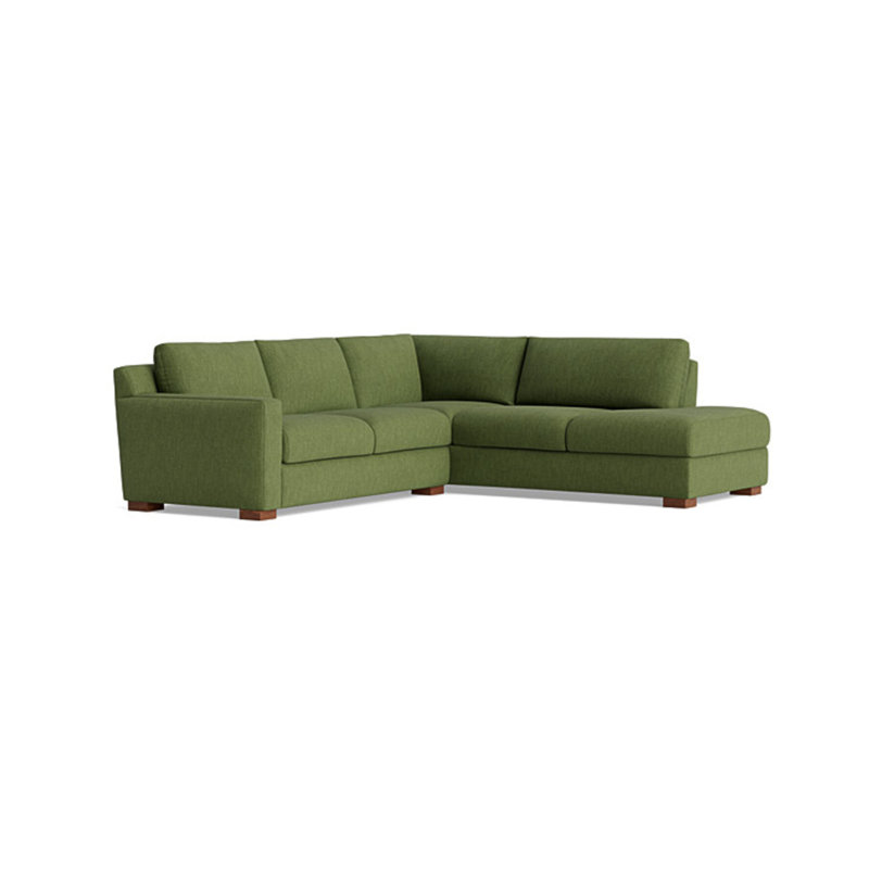 Catalina Sectional, Performance Weave - Basil, Right Hand Facing