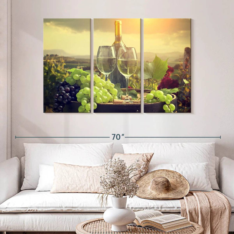 Yarlin Chianti Vineyard Wine, 32" H x 50" W