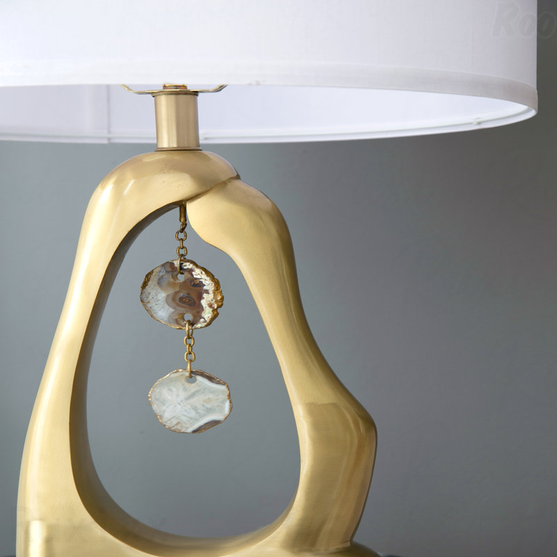 Table Lamp - With White Drum Shade