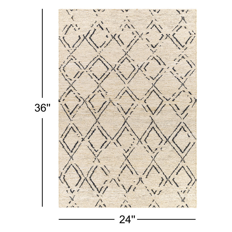 Pemberley Geometric Indoor Rug, Rectangle 2' x 3'