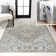 Macknair Bohemian Medallion Low-Pile Machine-Washable Cream/Brown/Green Rug