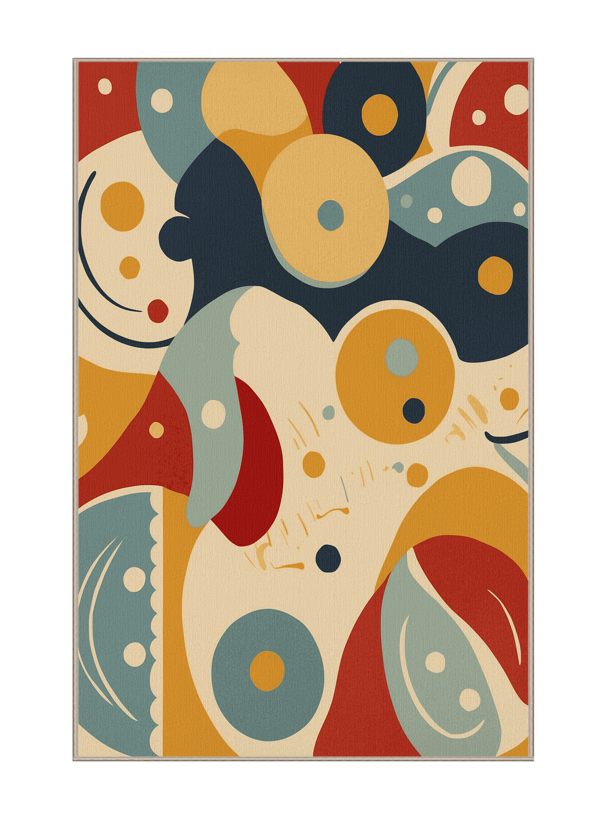 Winston Porter Sleek Stomp Rug | Wayfair