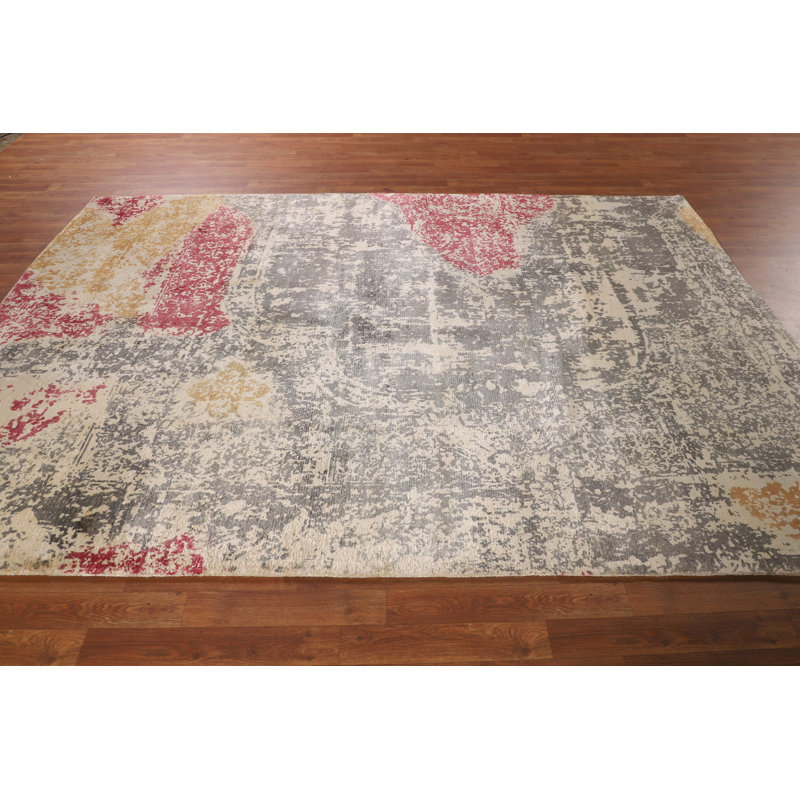 All-Over Abstract Oriental Area Rug 6x9