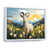 Cadre flottant blanc