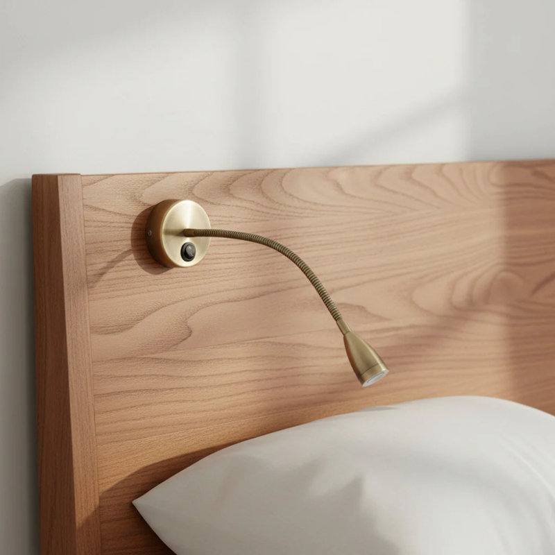 Antico 3 Watt Antique Flexible Bedside Reading Light