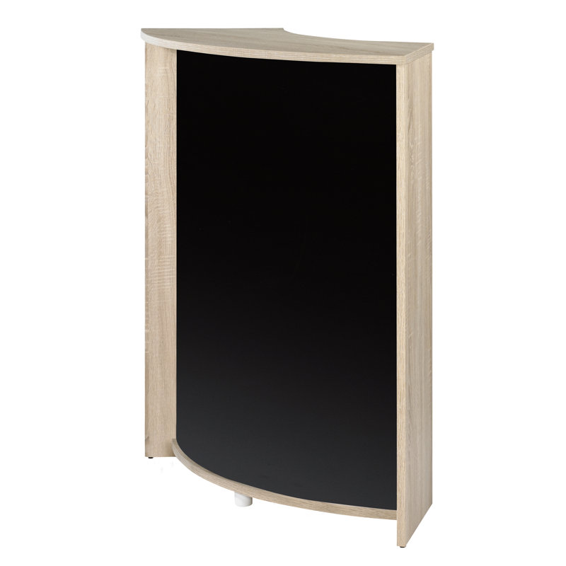 Asyraf 96.7cm Bar Cabinet, Oak