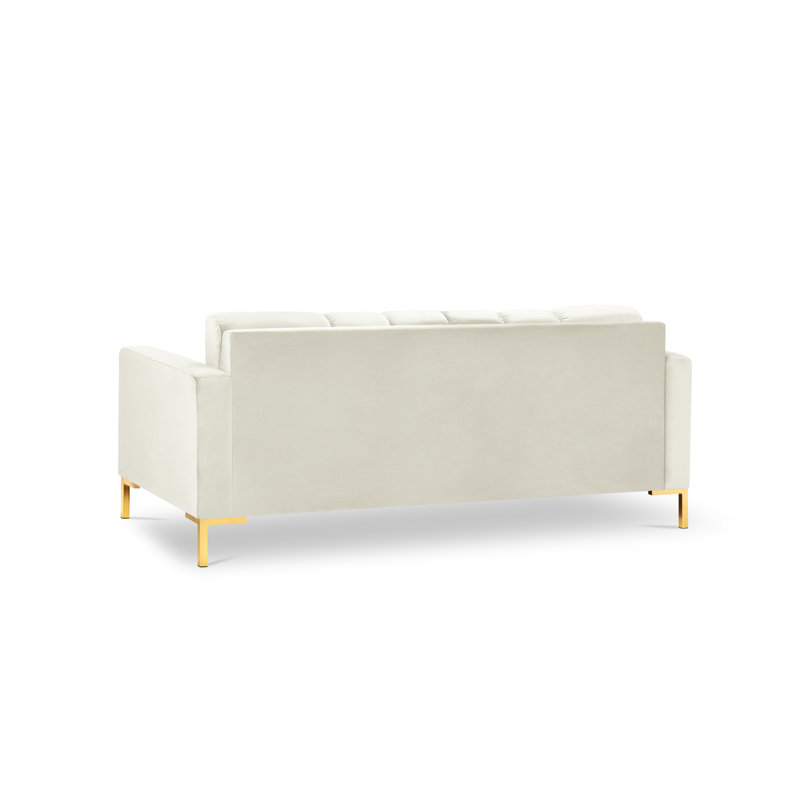 Adoraim 3 Seater Sofa, Light Beige, Gold