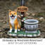 Sitting Akita Dog Planter Garden Decor