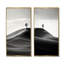 «Black and White Desert Scenery», ensemble de 2 reproductions d'art mural du désert-102572358-102572360