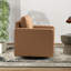 Fauteuil d'appoint large rembourré et pivotant avec siège de rangement-682565219