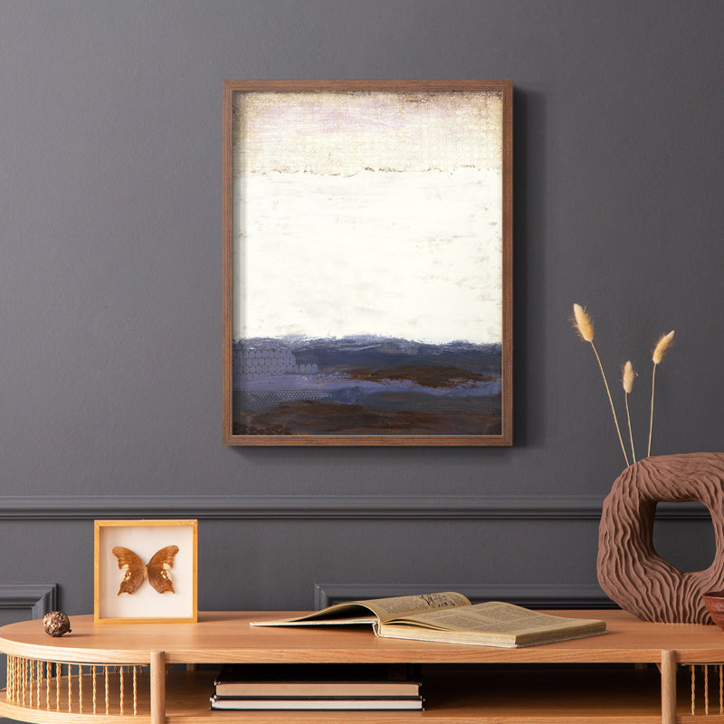Éclat de rose V1, reproduction encadrée - bois massif, H 14 po x l 11 po, Cadre photo brun simple