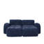 Canapé désossé en forme de U, tissu de velours doux, conception capitonnée, éponge haute densité 32D, aucun assemblage requis, conception ergonomique inférieure, conception antidérapante, repose-pieds mobiles pour les chambres à coucher-929078527-929078526