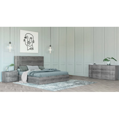 Ensemble de chambre à coucher 4 pièces Asus - Modern Italian