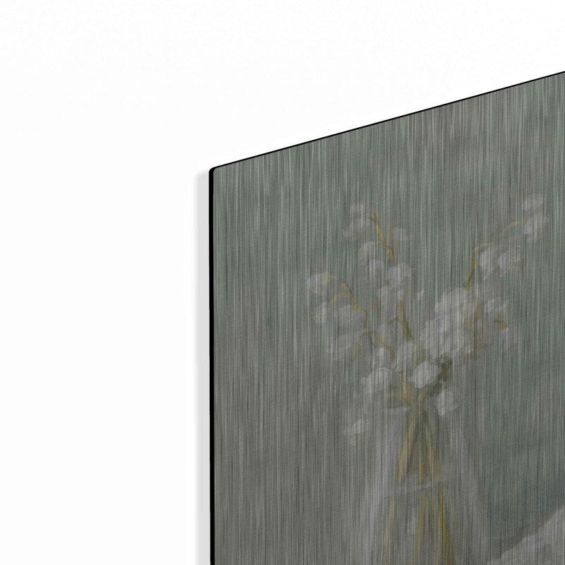 «Lily of the Valley Spa» par Danhui Nai, art mural en métal, H 24 po x l 24 po