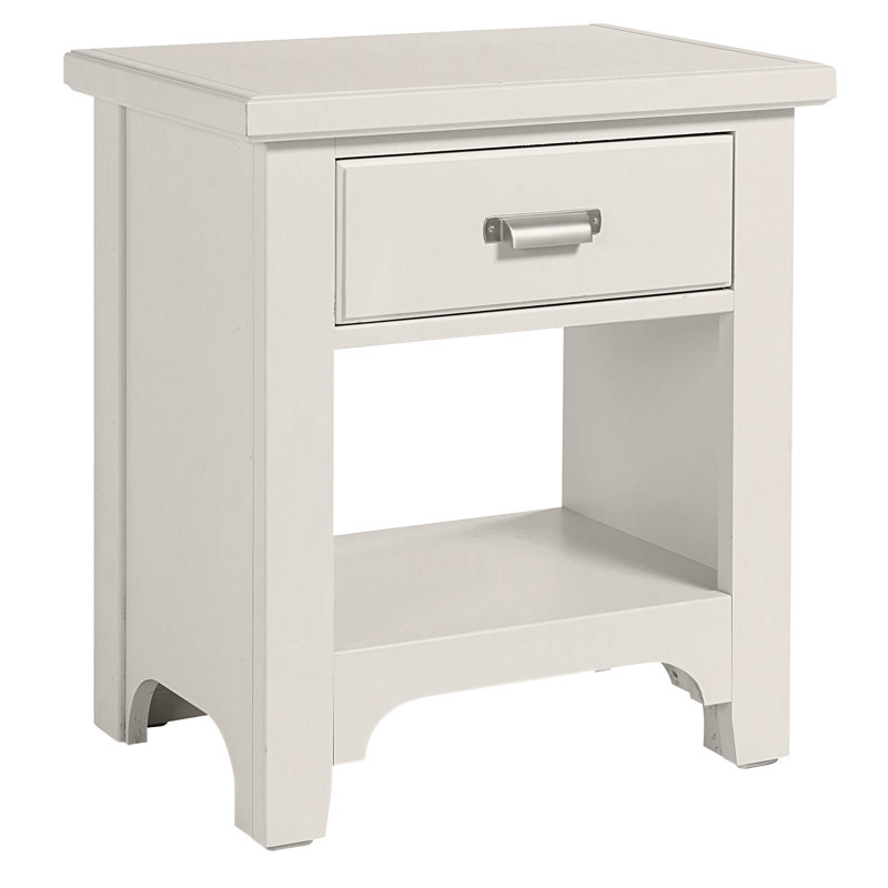 Erving 22.5'' W Solid Wood Nightstand, Lattice