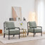 Chaise d'appoint avec cadre en bois tourné et solide