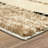 Karastan Rugs Traverse Striped Polyester Woven Tan Area Rug-99812467