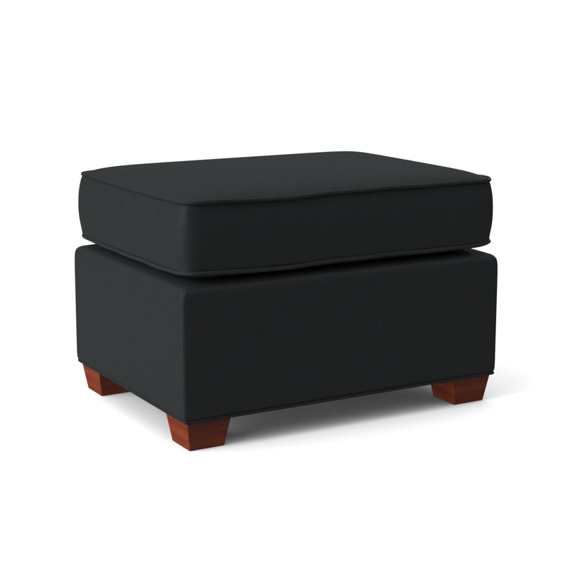Finn 26" Wide Rectangle Standard Ottoman, BM Cherry, Ridgecrest Midnight