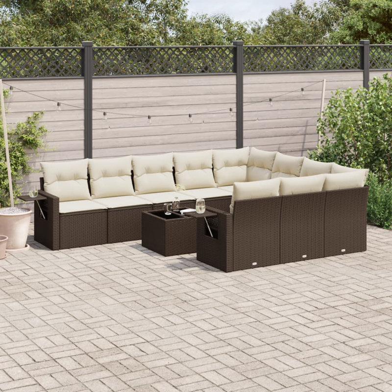 Ensemble de canapé de jardin Vidaxl