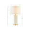 Lampe de table texturée à pois