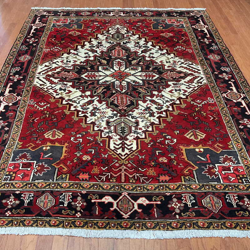 HERAT ORIENTAL Handmade Heriz Wool Rug
