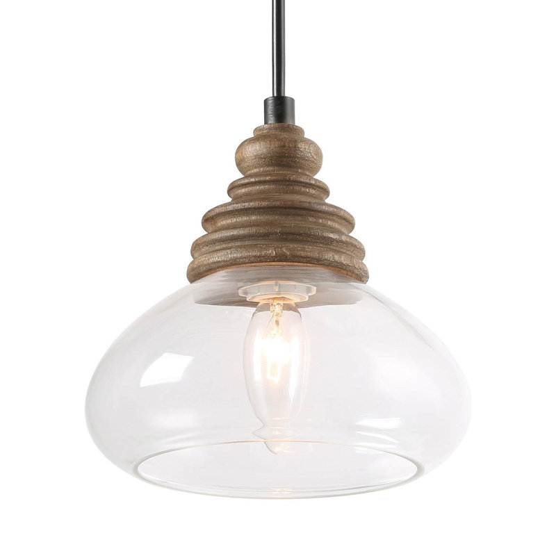 Luminaire suspendu pour dôme simple 1 lumières Danial