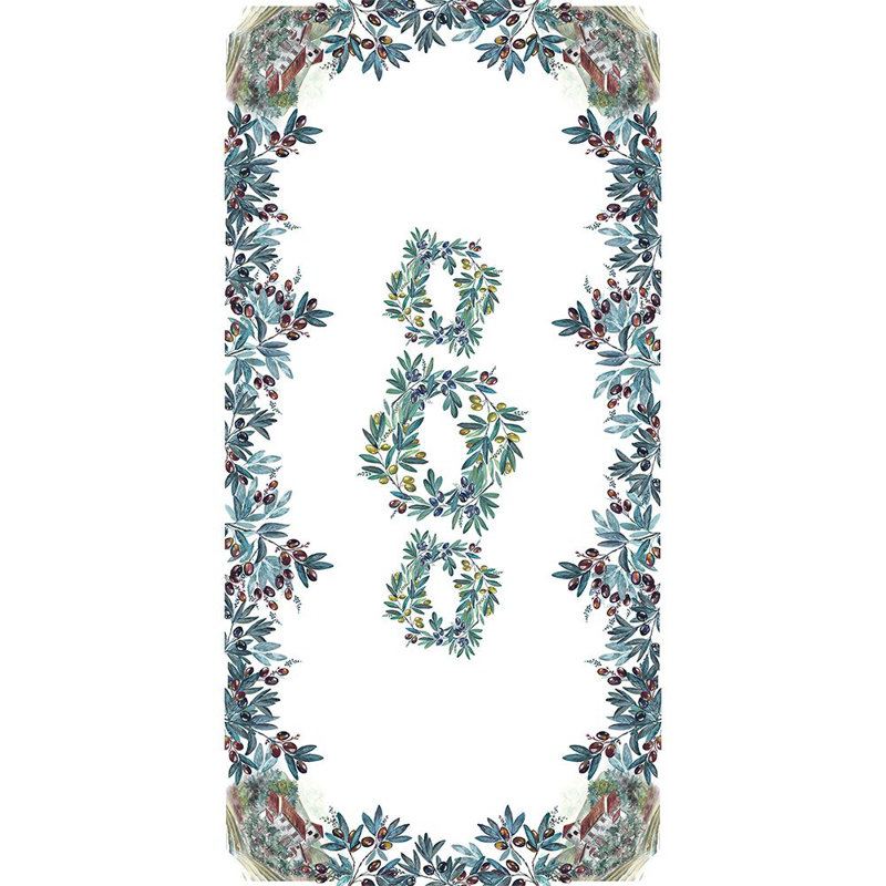Nappe Olive Grove, 70 po x 144 po