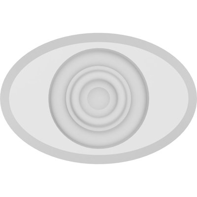 Standard Dalton Bullseye Rosette with Beveled Edge
