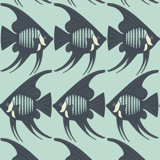 Angel Fish - Turquoise Wallpaper