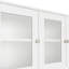 Bureau d'ordinateur avec porte en verre pour bureau à domicile ou bureau d'étude, bibliothèque et huche, bureau d'ordinateur avec bureau rotatif à 90 degrés, grand espace de travail-717571024