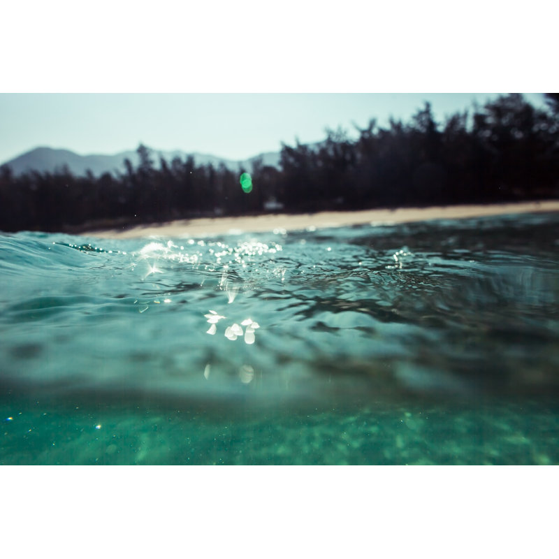 Bokeh In Water - Wrapped Canvas Print, 30cm H x 46cm W x 3.8cm D