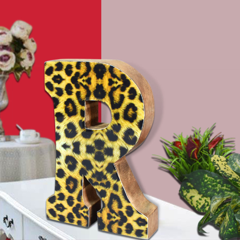 Eco-Friendly Alphabet, R, Enemal Cheetah