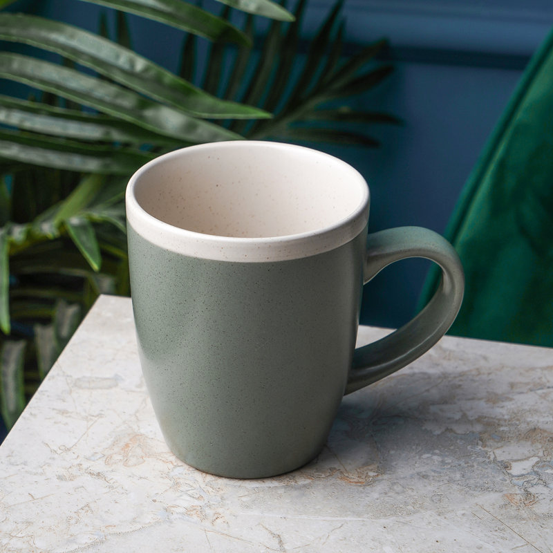 Stone Lain Serenity Mug Set Stoneware, Green