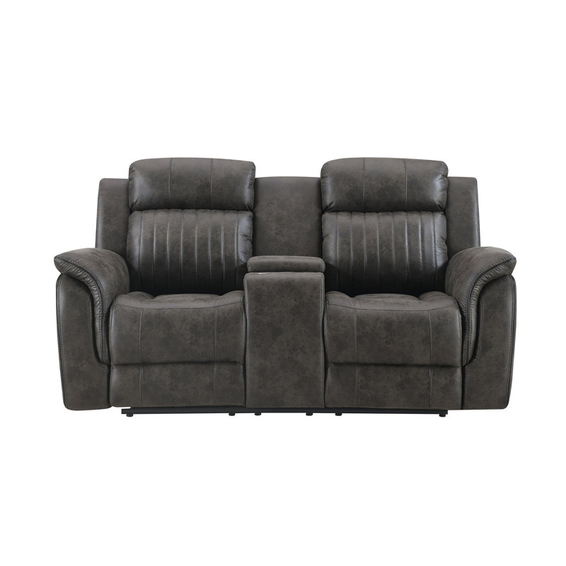 Causeuse inclinable gris Steban