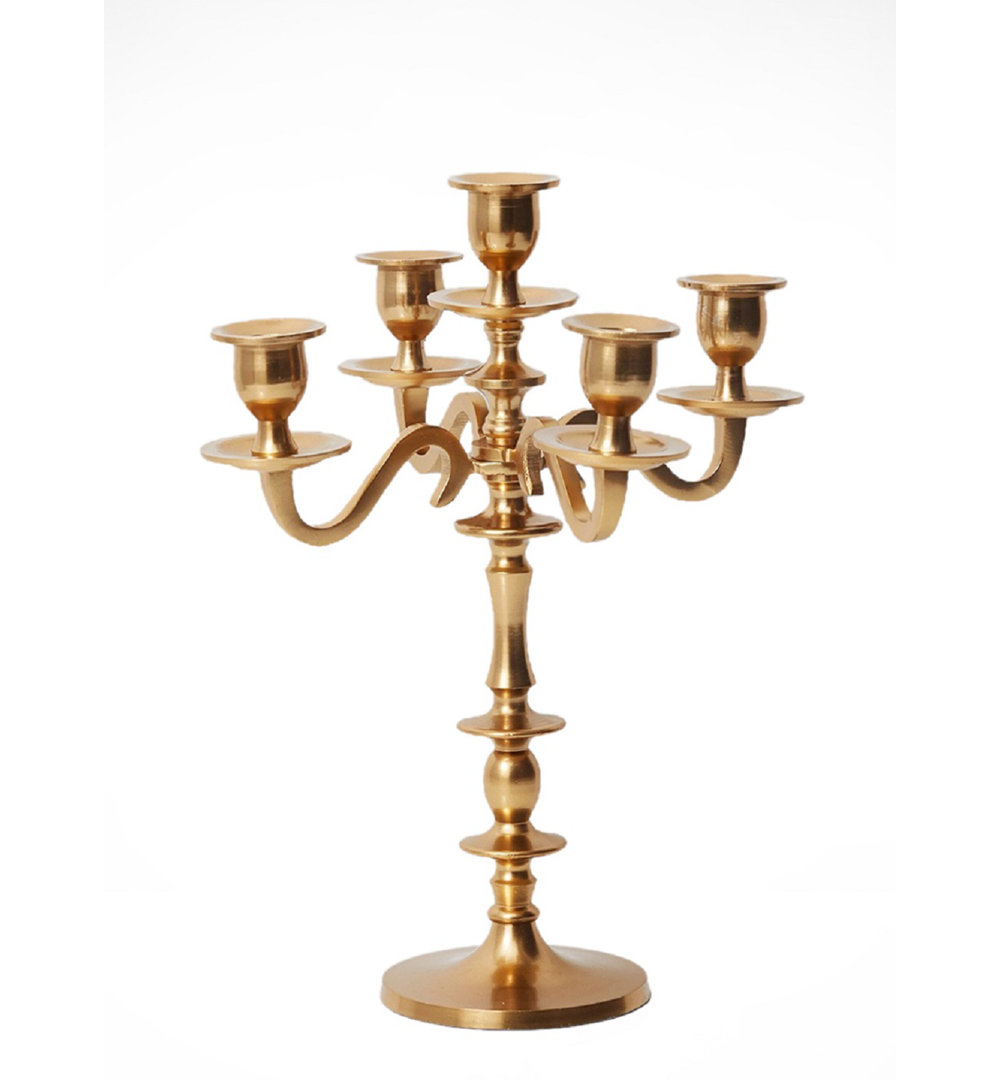 14'' Aluminum Tabletop Candelabra Rosdorf Park 